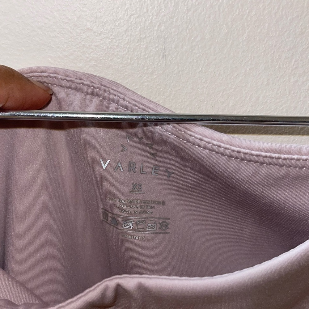 NWOT Varley Gaines High Waist Leggings XS color: Violet ice - Picture 5 of 9